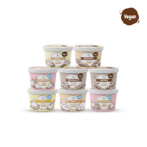 THE VEGAN VARIETY BOX (8 x 100ML Mini Tubs)